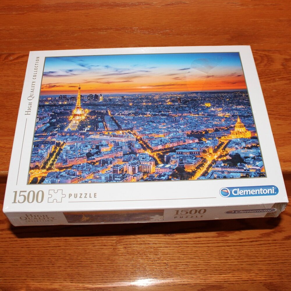 3/$88❤️new sealed Clementoni PARIS VIEW 1500 pcs puzzle #31815 Travel France